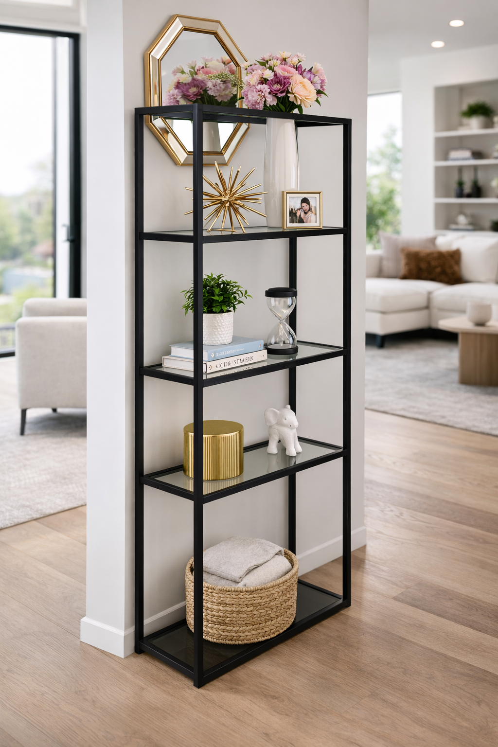 Estante vidrio minimal