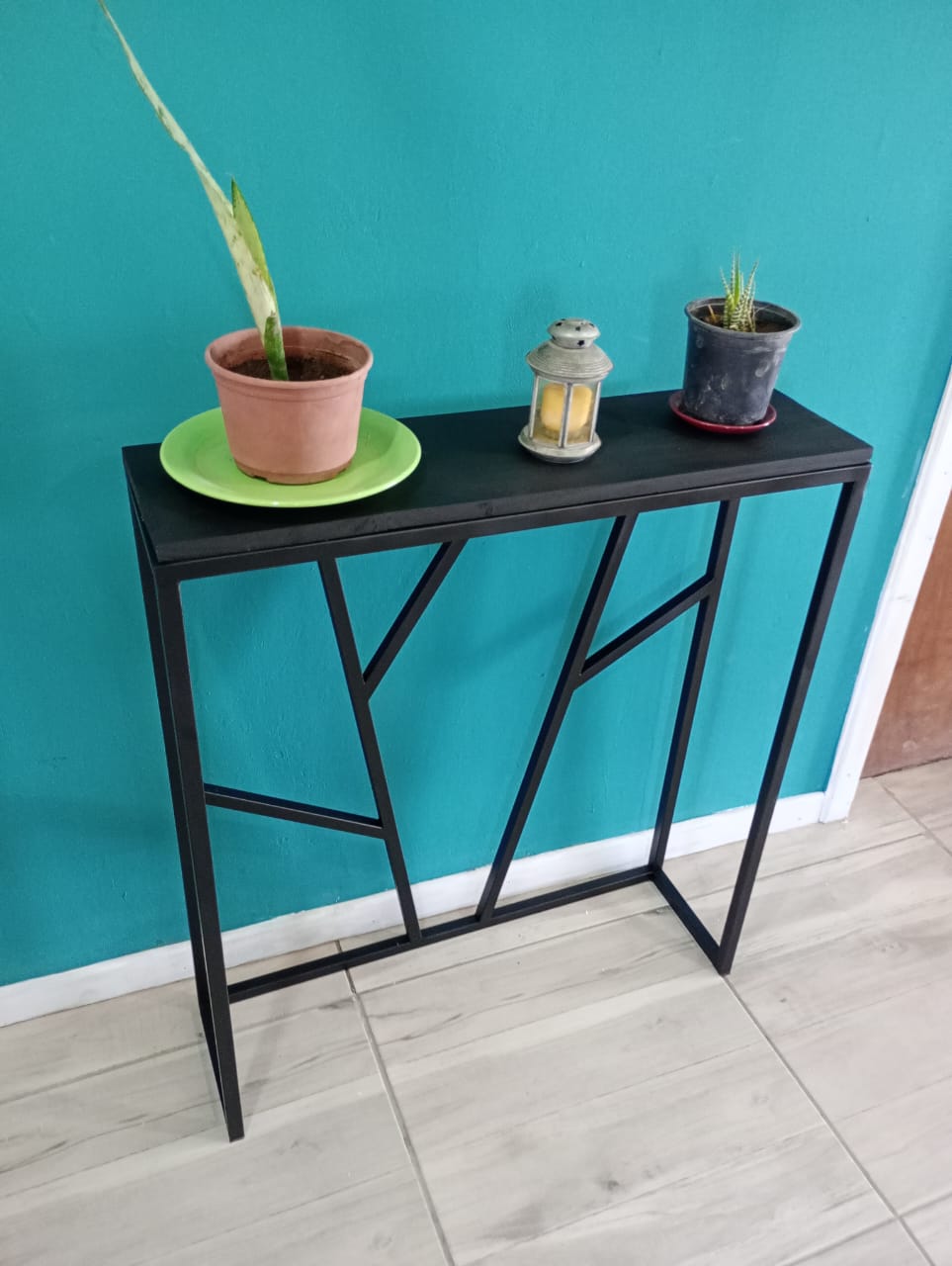 Arrimo negro mate - vista 1